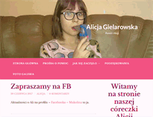 Tablet Screenshot of alicja.muko.med.pl