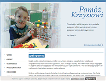 Tablet Screenshot of krzysiu.muko.med.pl