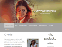 Tablet Screenshot of justyna.muko.med.pl